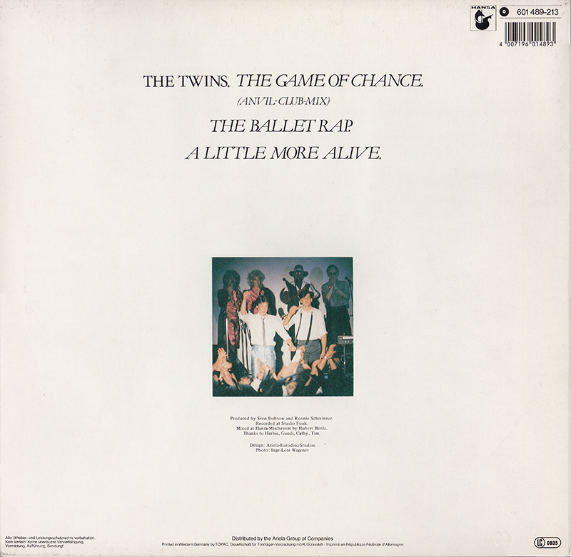 The Twins (12" Maxi Single) The Game Of Chance