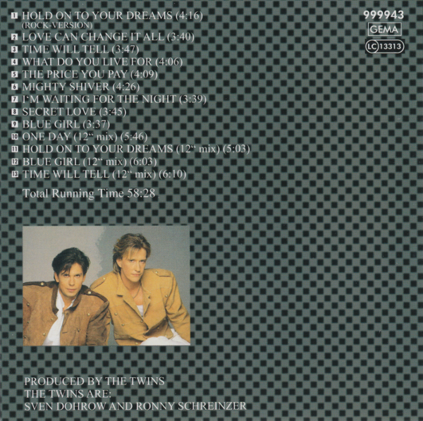 The Twins (CD) Hold On To Your Dreams