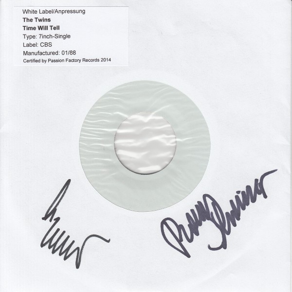 The Twins (7" Single-Weissmuster) Time Will Tell