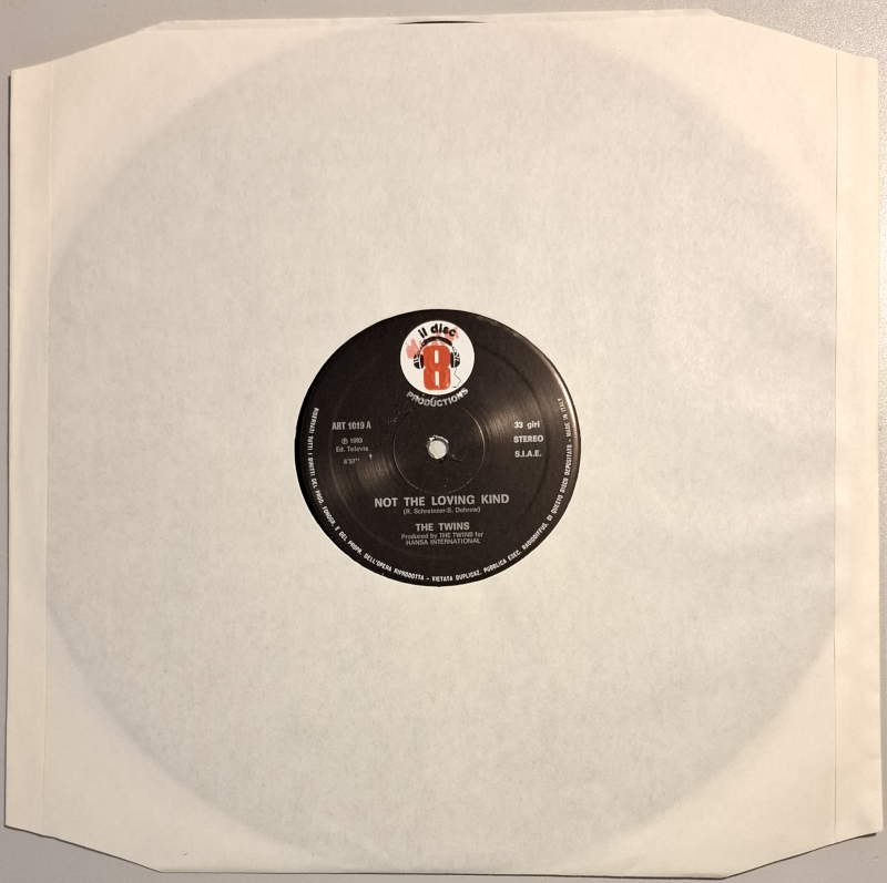 The Twins (12" Maxi Single) Not The Loving Kind