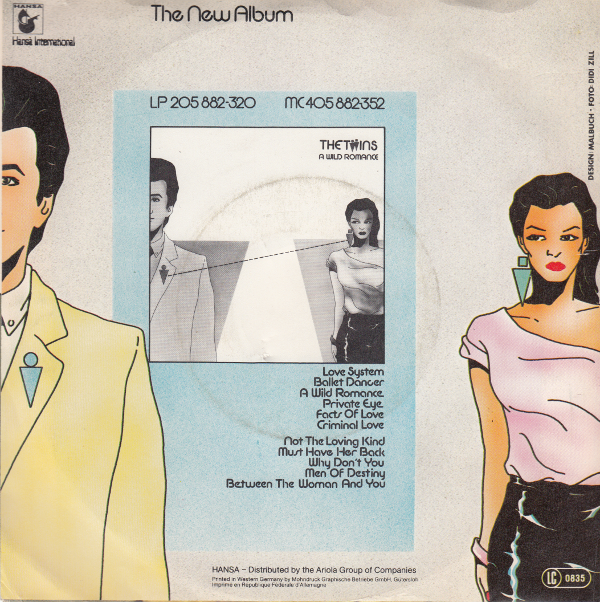 The Twins (7" Single) Ballet Dancer