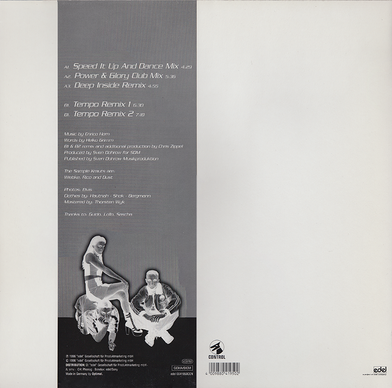 Sample Krauts (12" Maxi Single) Und Mehr Tempo