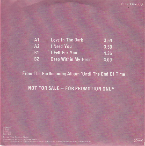The Twins (7" Single) Rockpop Music Hall Promo