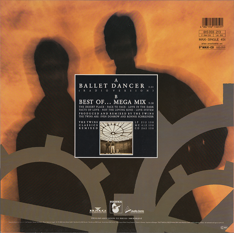 The Twins (12" Maxi Single) Ballet Dancer - Remix