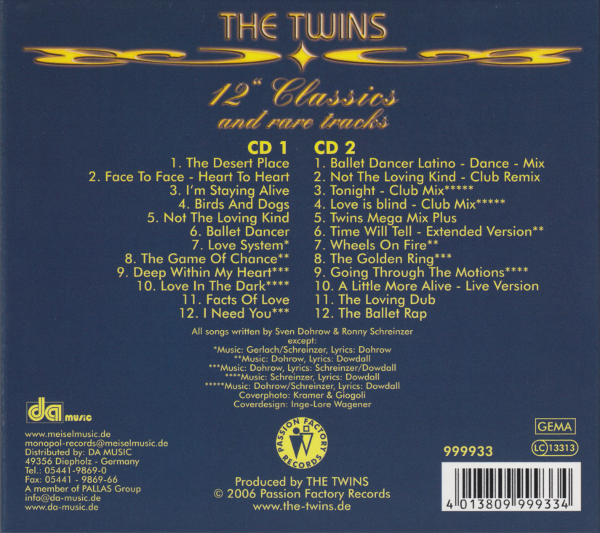 12'' Classics and rare tracks (Doppel CD - Download Version)