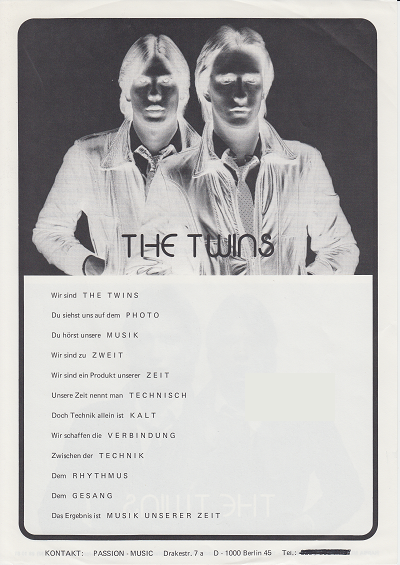 The Twins (LP-Weissmuster) Passion Factory