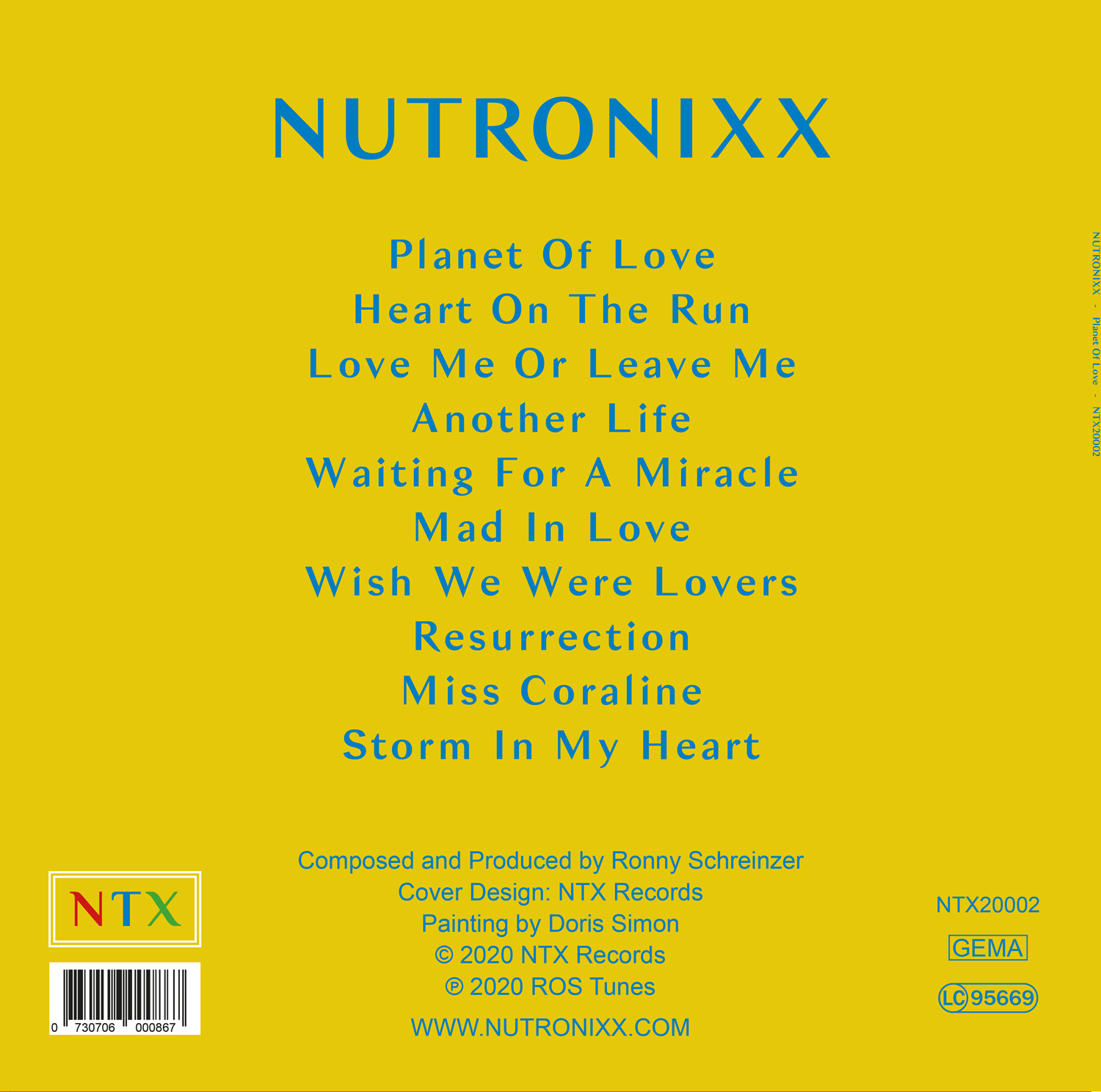 Nutronixx (LP) Planet Of Love