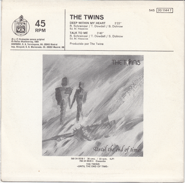 The Twins (7" Single) Deep Within My Heart