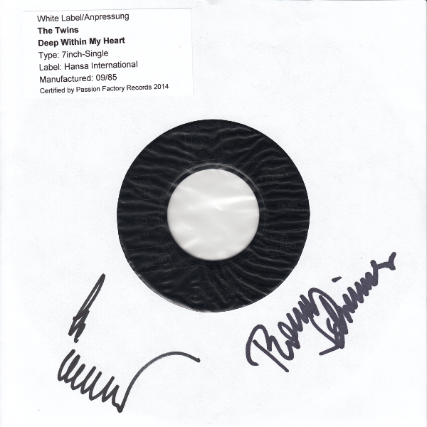 The Twins (7" Single-Whitelabel) Deep Within My Heart