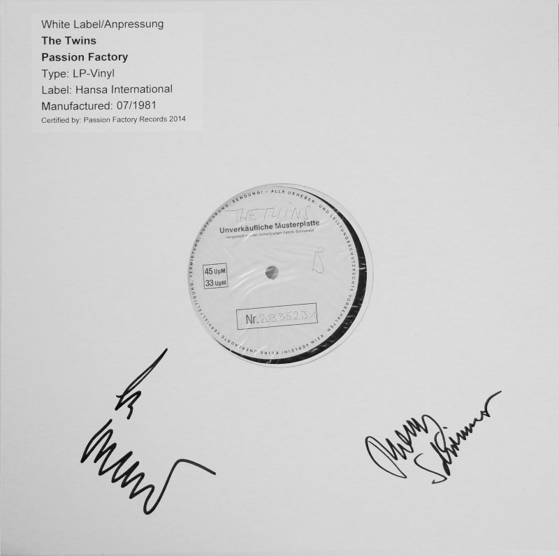 The Twins (LP-Weissmuster) Passion Factory