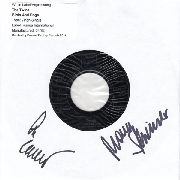 The Twins (7" Single-Weissmuster) Birds And Dogs